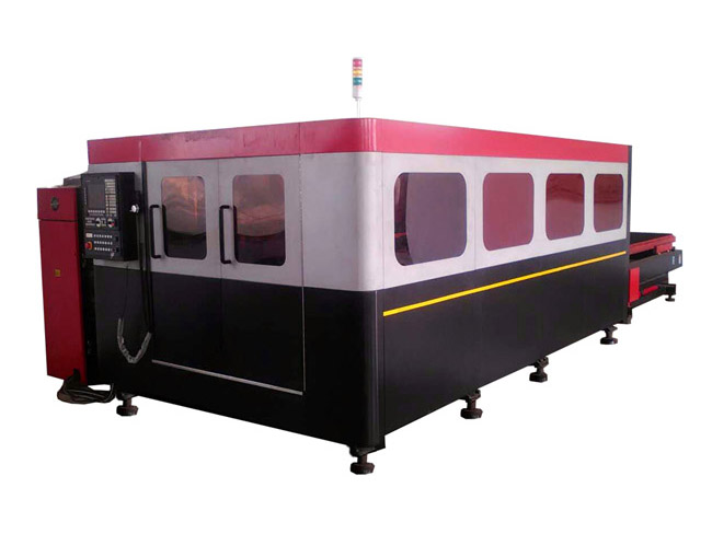 包圍式自動(dòng)互換臺(tái)光纖激光切割機(jī)